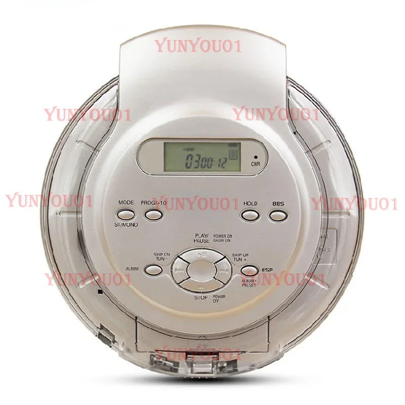 Enhance Audio Music Quality - เครื่องเล่นซีดีแบบพกพา, ระบบเพิ่มเสียงเบส, เพลงคุณภาพสูง, แผ่นดิสก์ MP3 กันกระแทก,
