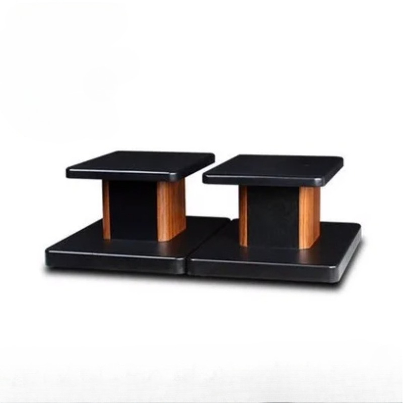 Studio Monitor Speaker - ‌ ขาตั้งลําโพงไม้เนื้อแข็ง-เดสก์ท็อปและชั้นชั้นวางหนังสือ Mount เสียงระบบฐานปรับได้ที่ถอดออกได้ถาด Home Studio