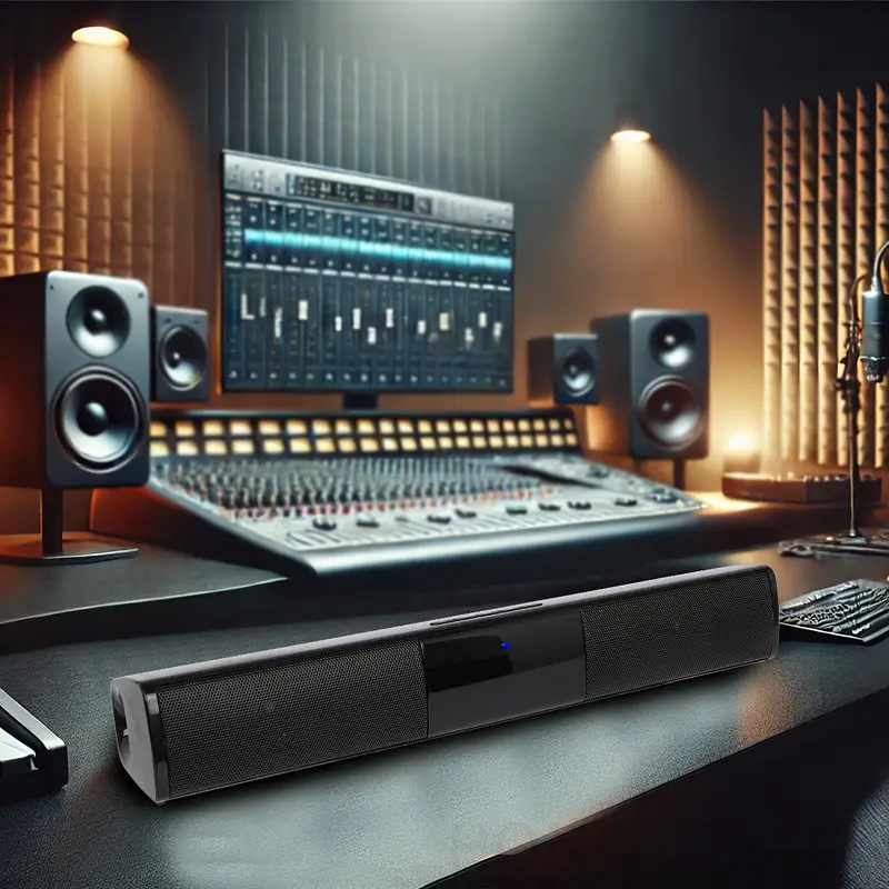 Apple Music Audio Quality - ลำโพงซาวด์บาร์ติดผนังไร้สายกำลังสูง 40 วัตต์ สำหรับโฮมเธียเตอร์ ทีวี เสียงเบสหนักแน่น