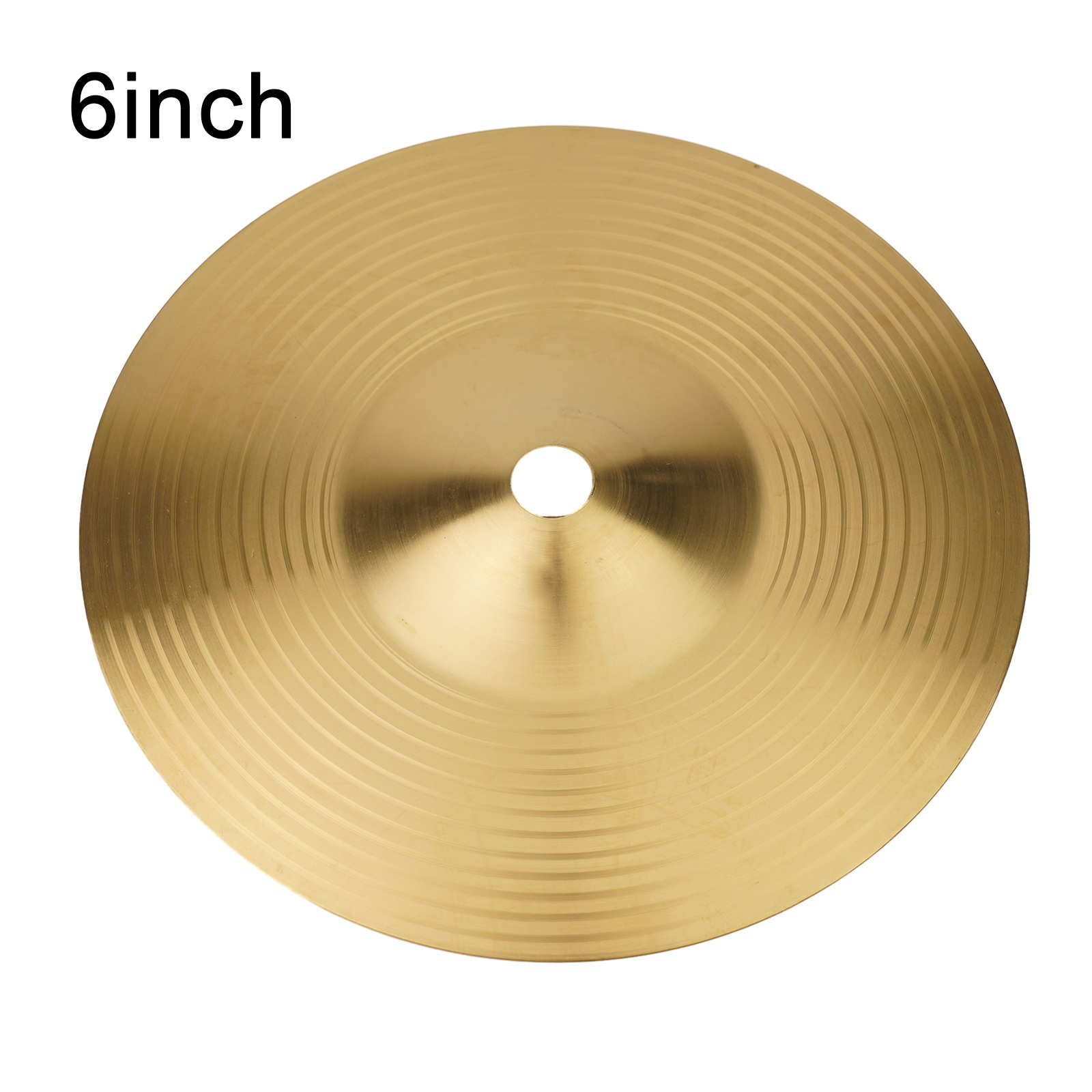 Cymbal Hi Hat - 6 นิ้วกลองทองเหลือง Cymbals Percussion Splash Crash