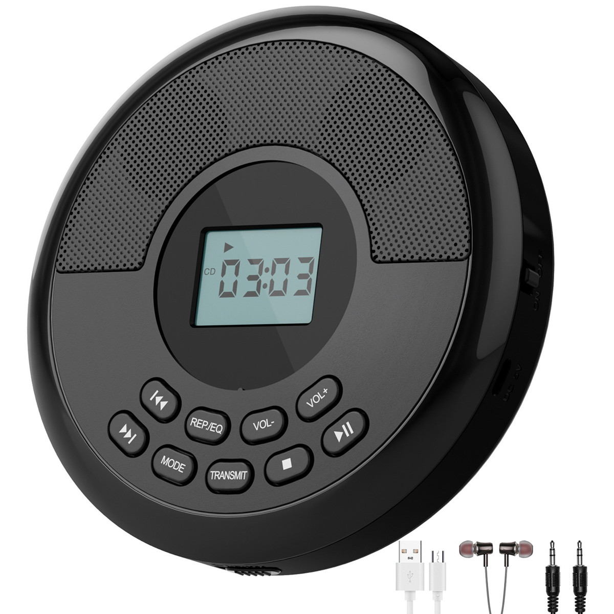 Audio Music Mp3 Songs - แผ่นซีดีแบบพกพาเครื่อง MP3 ไดรฟ์ USB เครื่องเล่นเพลงบลูทูธ Walkman