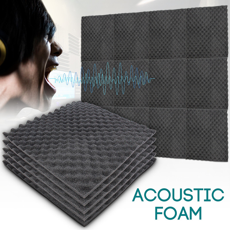 Studio Monitor Speaker - สตูดิโอแผ่นซับเสียง SoundProofing อะคูสติกแผงเสียงฉนวนป้องกันการดูดซับผนังแผง50x50x1.5ซม./30x30x3cm