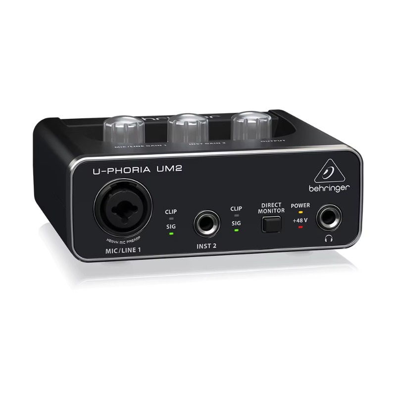 Audio Interface Usb - การ์ดเสียง Behringer U-Phoria UM2 อินเทอร์เฟซเสียง USB