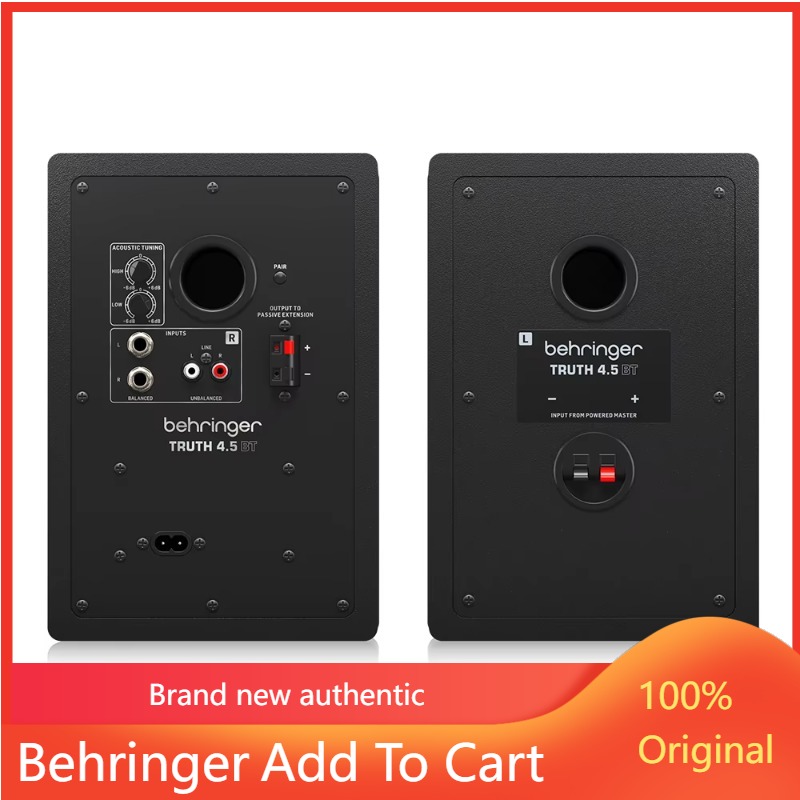 Studio Monitor Speaker - ลำโพงมอนิเตอร์แบบแอคทีฟ Behringer Truth 4.5 BT พร้อมการเชื่อมต่อ