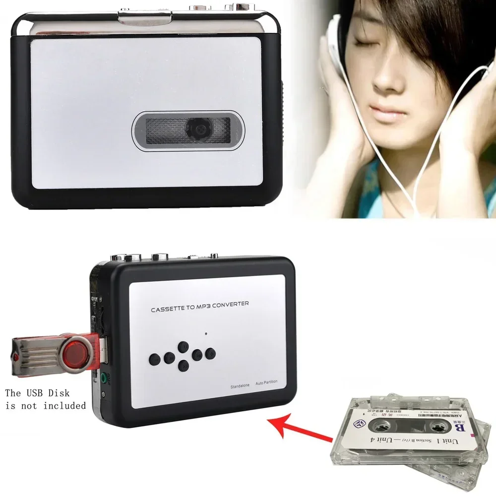 Audio Music Mp3 Songs - ใหม่เครื่องเล่นเทปคาสเซ็ต USB Walkman เทปคาสเซ็ตต์เครื่องเล่นเพลงเพลงเสียง MP3 Converter