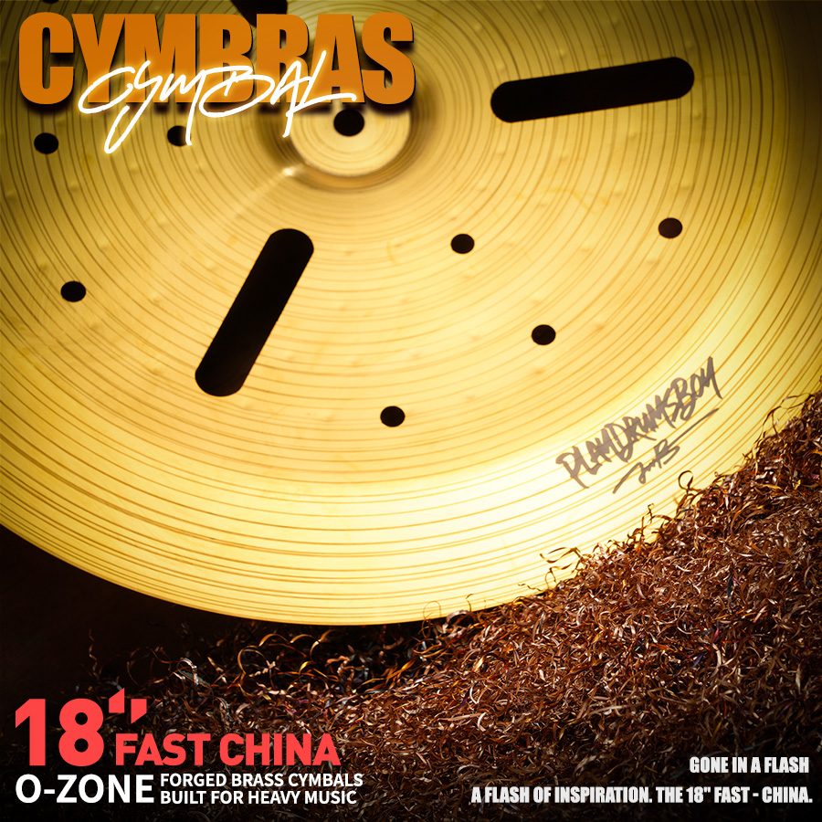 Cymbal Hi Hat - ชุดฉาบ PD Mc100 Bronze Cymbal Pack