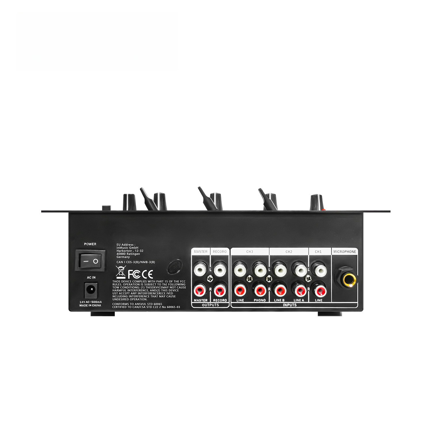 มิกเซอร์ดีเจ 4 แชนแนล, คอนโซลม - Audio Interface Usb บทวิจารณ์และราคา