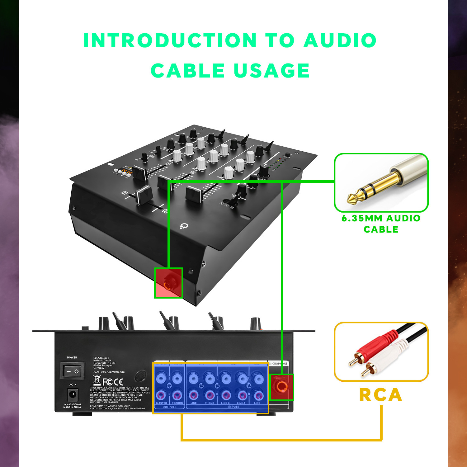 มิกเซอร์ดีเจ 4 แชนแนล, คอนโซลม - Audio Interface Usb บทวิจารณ์และราคา