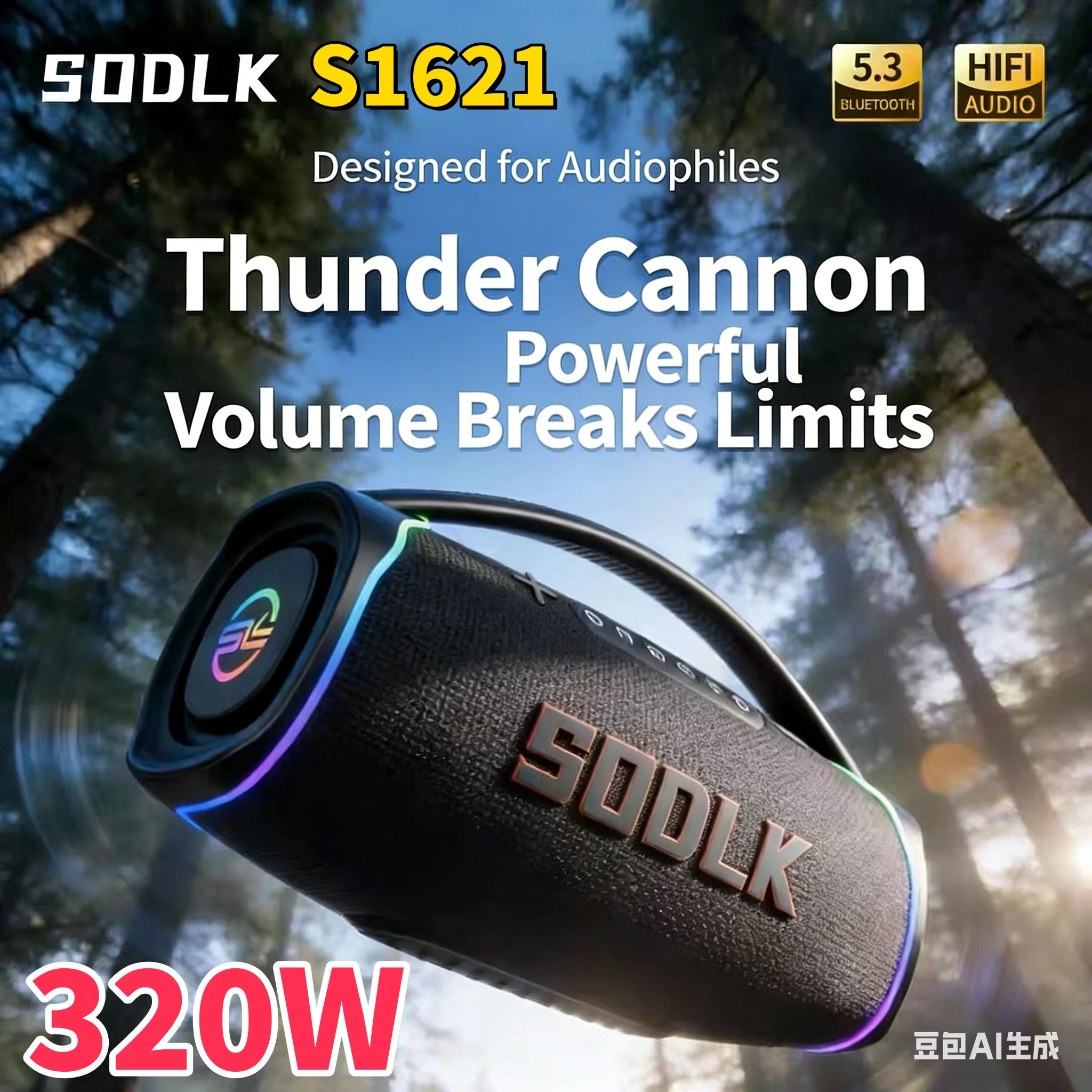 ลำโพงคาราโอเกะพกพา SODLK S1621 - Apple Music Audio Quality บทวิจารณ์และราคา