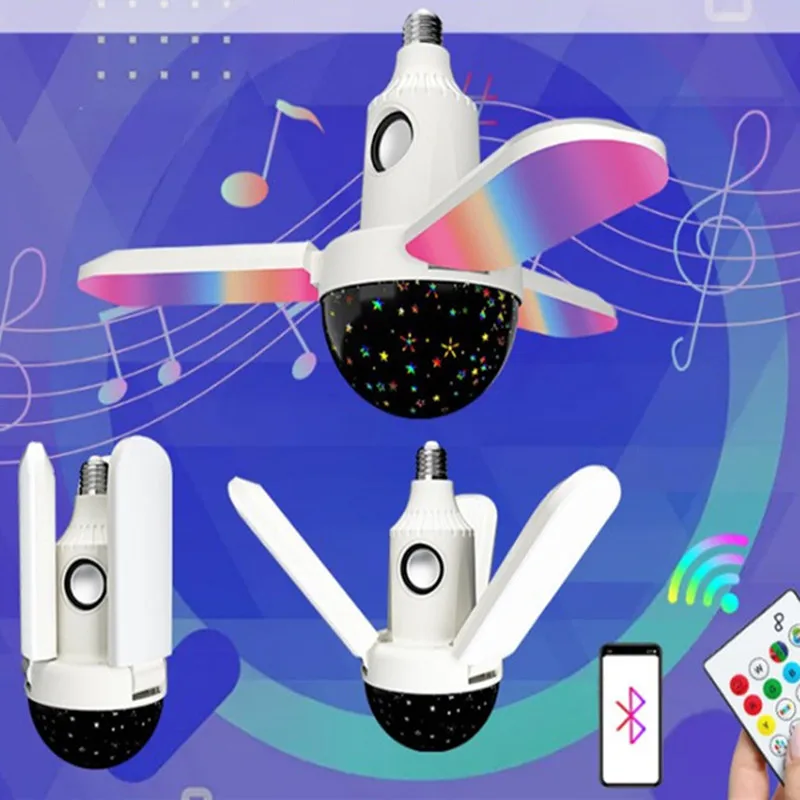 E27 สตาร์รี่สกายไฟหลากสีสันโทร - Audio Music Spotify บทวิจารณ์และราคา