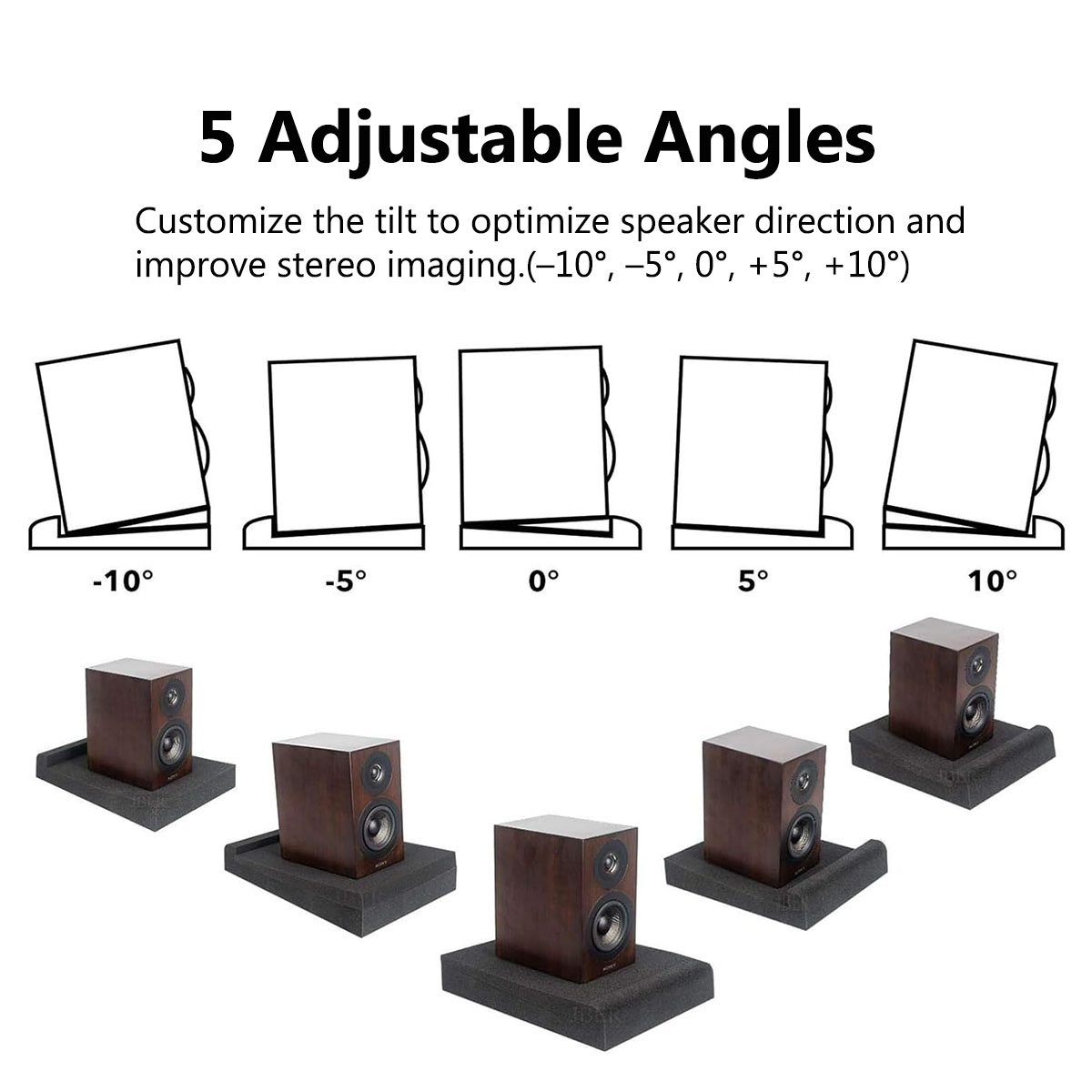 แผ่นรองกันเสียงสำหรับลำโพงสตูด - Studio Monitor Speaker บทวิจารณ์และราคา