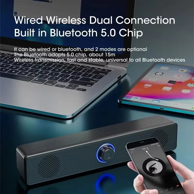 ลำโพงบลูทูธไร้สายแบบมีสาย คอมพ - Audio Music Box บทวิจารณ์และราคา