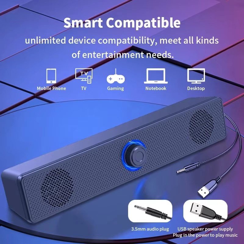 ลำโพงบลูทูธไร้สายแบบมีสาย คอมพ - Audio Music Box บทวิจารณ์และราคา