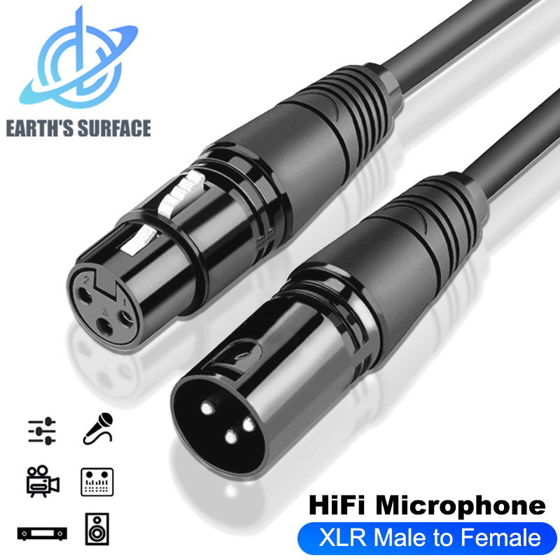 3Pin XLR สายสัญญาณเสียง XLR ชา - Audio Music Box บทวิจารณ์และราคา