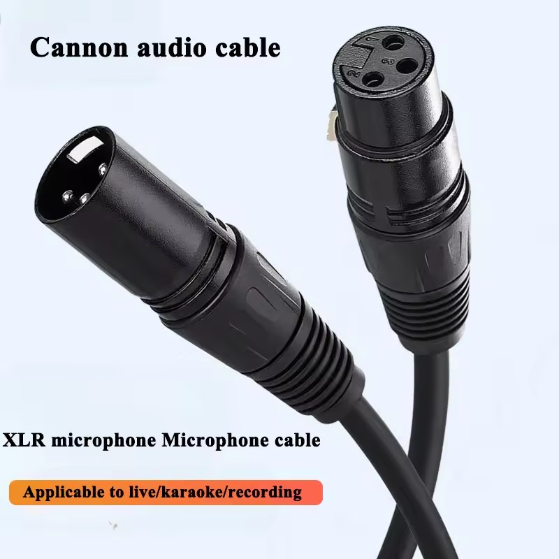 3Pin XLR สายสัญญาณเสียง XLR ชา - Audio Music Box บทวิจารณ์และราคา