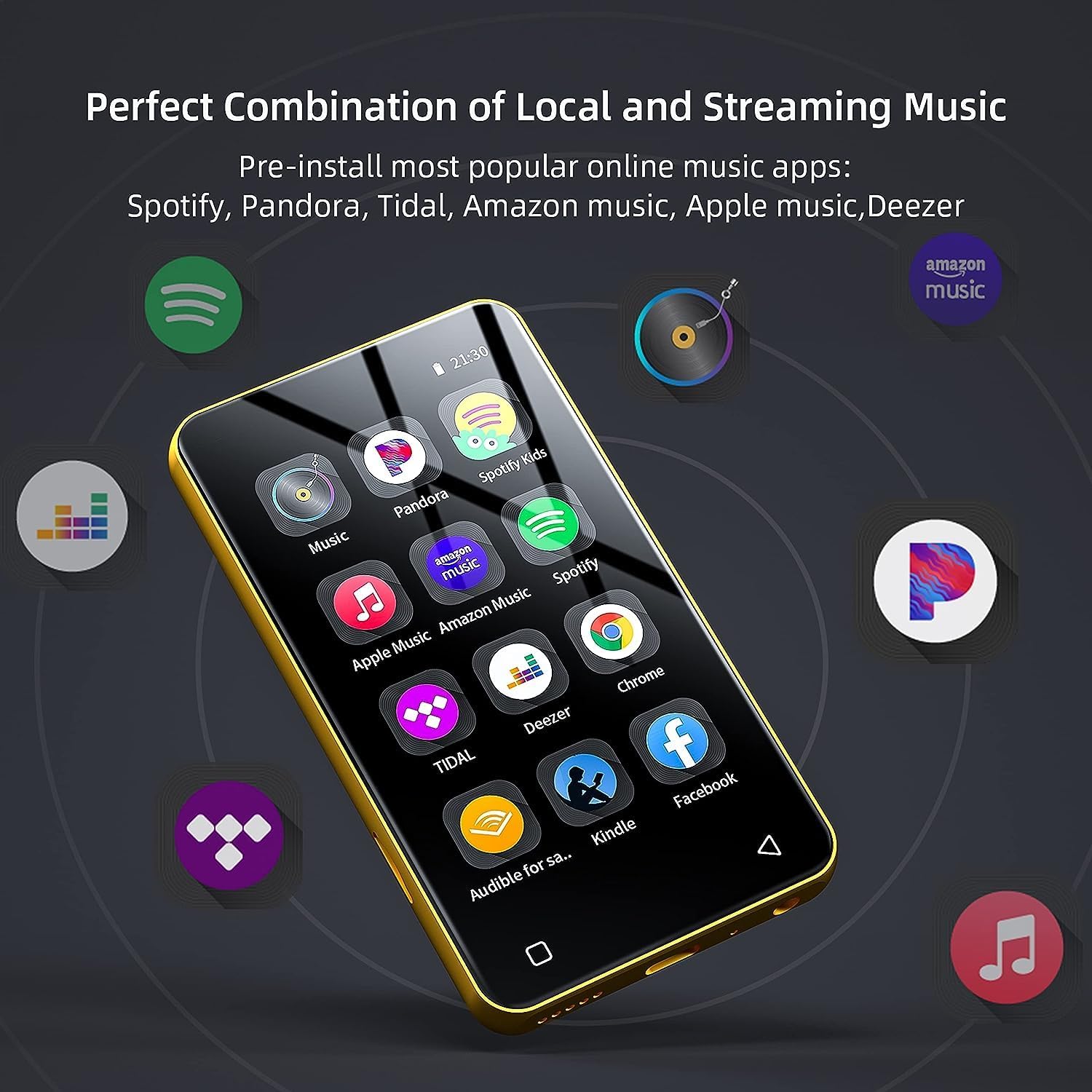 เครื่องเล่น MP4/MP3 ลำโพงบลูทู - Audio Music Spotify บทวิจารณ์และราคา