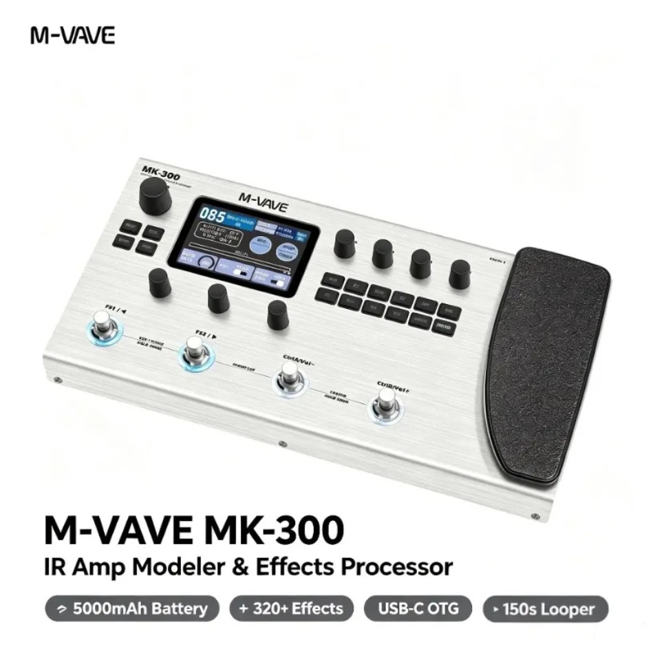 M-VAVE MK-300 โปรเซสเซอร์จำลอง - Audio Interface Usb บทวิจารณ์และราคา