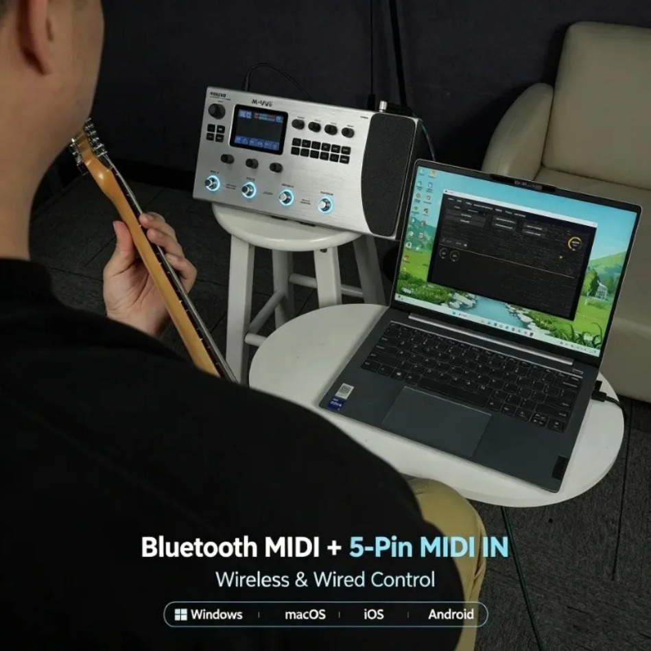 M-VAVE MK-300 โปรเซสเซอร์จำลอง - Audio Interface Usb บทวิจารณ์และราคา