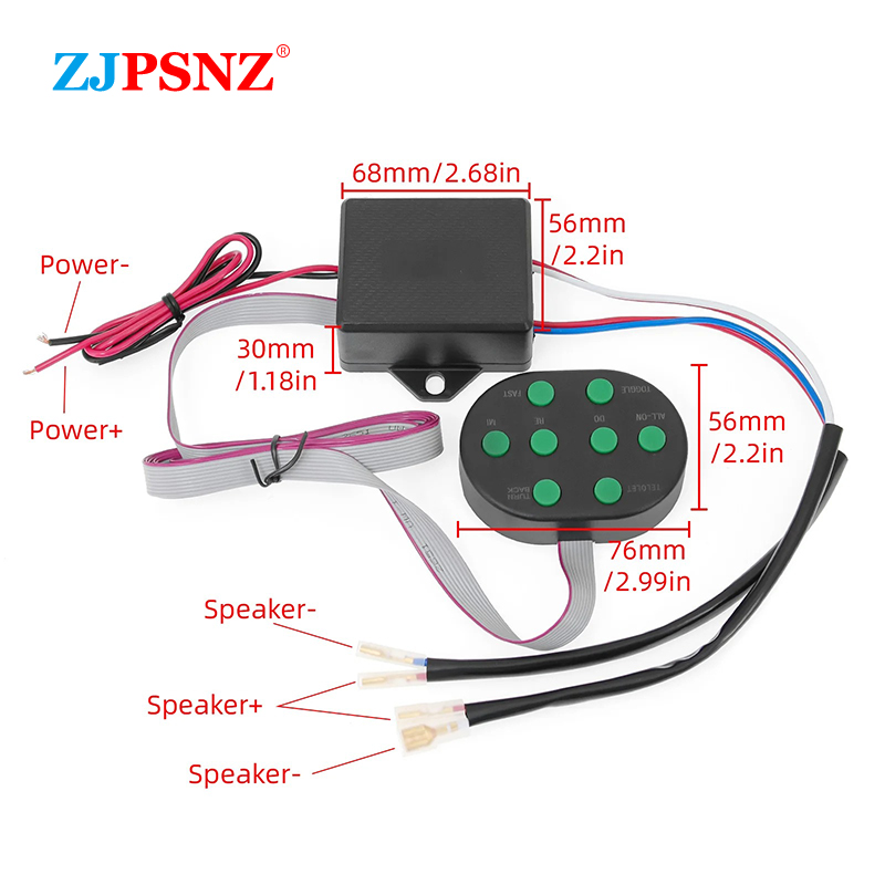 8 เสียงกล่องควบคุม 12V 8 โทนดน - Audio Music Box บทวิจารณ์และราคา