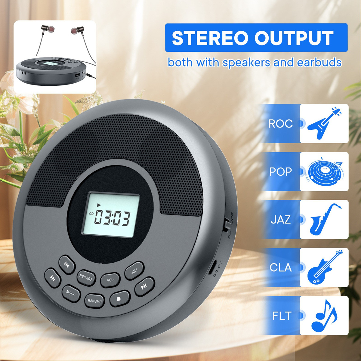 แผ่นซีดีแบบพกพาเครื่อง MP3 ไดร - Audio Music Mp3 Songs บทวิจารณ์และราคา