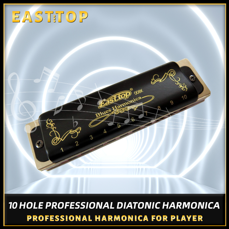 EASTTOP บลูส์ฮาร์ปออร์แกนปาก T - Harmonica 10 Hole บทวิจารณ์และราคา