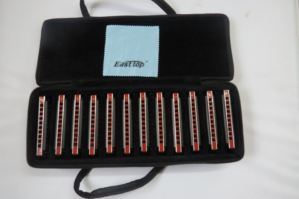 EASTTOP บลูส์ฮาร์ปออร์แกนปาก T - Harmonica 10 Hole บทวิจารณ์และราคา