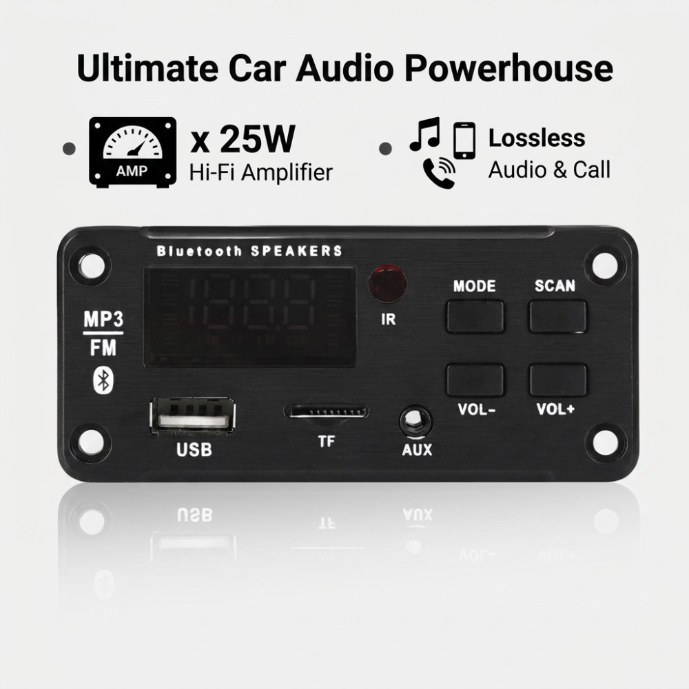 50W เครื่องขยายเสียงบลูทูธ MP3 - Audio Music App บทวิจารณ์และราคา