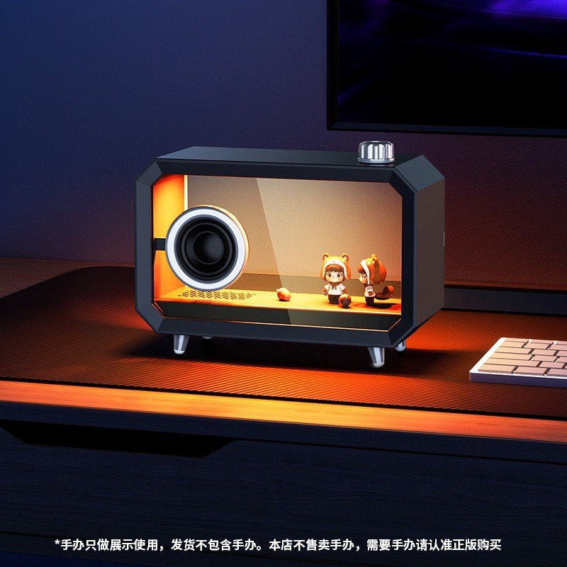 DIY ลําโพงบลูทูธโปร่งใส RGB แส - Audio Music Spotify บทวิจารณ์และราคา