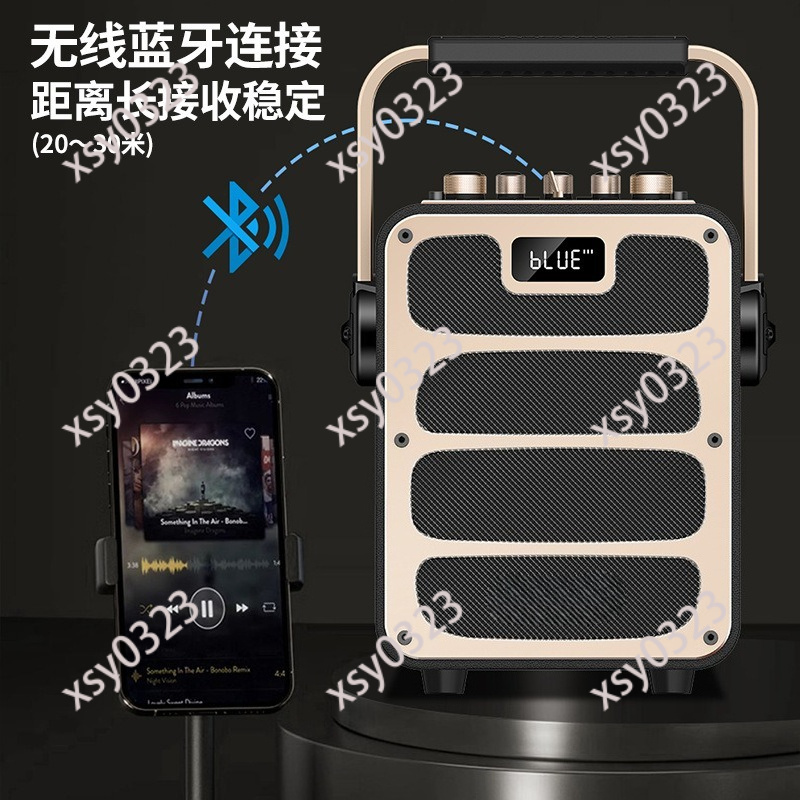 ลำโพงบลูทูธแบบพกพากำลังสูง กล่ - Audio Music Box บทวิจารณ์และราคา