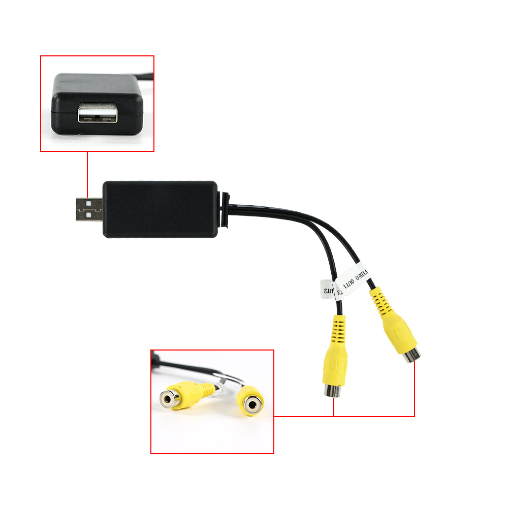 USB To CVBS RCA วิดีโอเอาต์พุต - Audio Interface Usb บทวิจารณ์และราคา