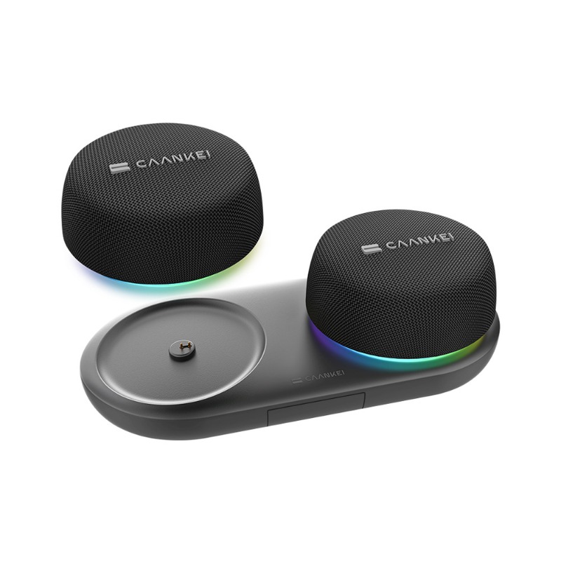 ลำโพงบลูทูธแม่เหล็กพร้อมไฟ RGB - Audio Music Spotify บทวิจารณ์และราคา