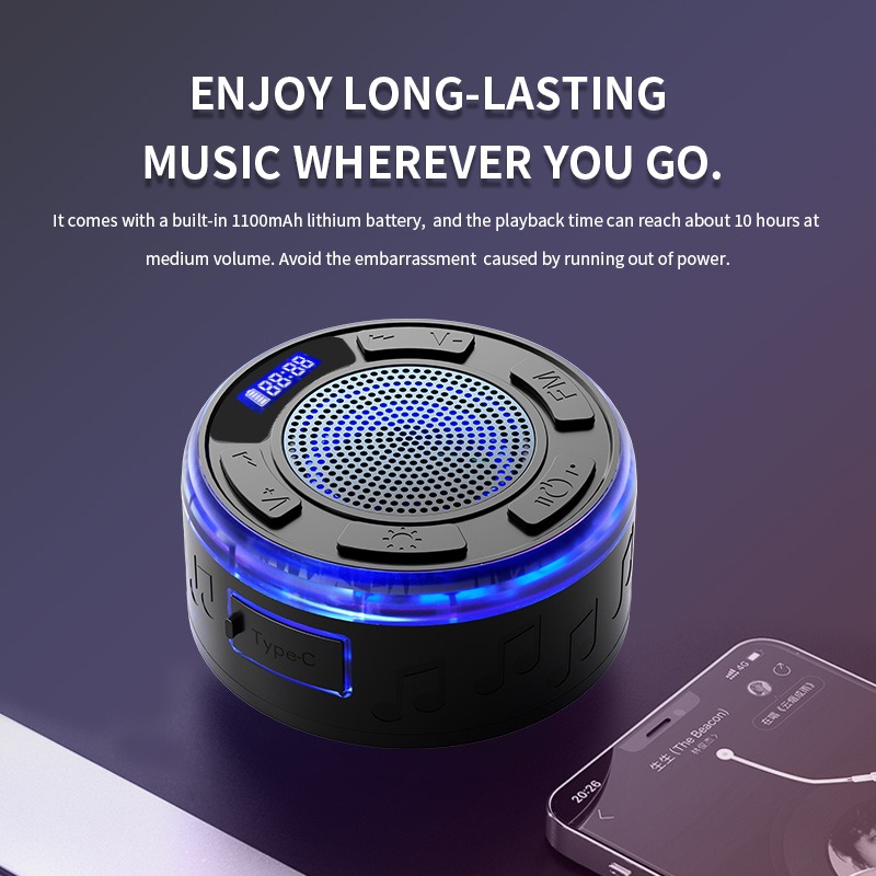 ห้องน้ำลำโพงบลูทูธไร้สายกันน้ำ - Apple Music Audio Quality บทวิจารณ์และราคา